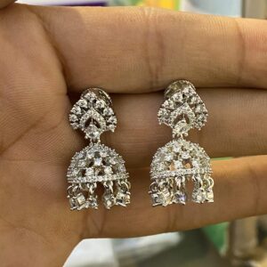 Small AD Diamonds Jhumkas