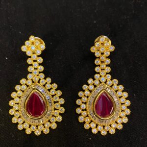 Ruby Pota Diamond Necklace Set