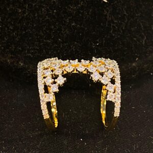 Double Design AD Diamond Ring