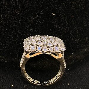 Adjustable Cluster AD Diamond Ring